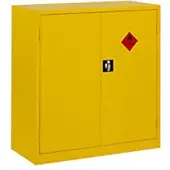 Ceha Veiligheidskast Metaal 1 Plank Afsluitbaar 1.000 x 450 x 1.060 mm Geel