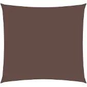 vidaXL Zonnescherm vierkant 4,5x4,5 m oxford stof bruin