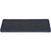 vidaXL Trapmatten 15 st 65x21x4 cm donkergrijs en blauw