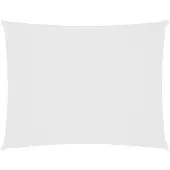 vidaXL Zonnescherm rechthoekig 3x4 m oxford stof wit