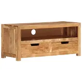 vidaXL TV-kast, 88x35x40 cm, massief acaciahout