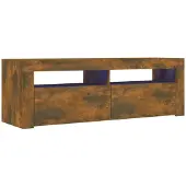 vidaXL Tv-meubel met LED-verlichting 120x35x40 cm sonoma eikenkleurig