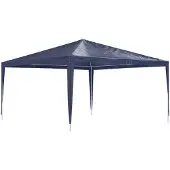 vidaXL Partytent 4x4 m blauw