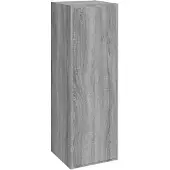 vidaXL Tv-meubel 30,5x30x90 cm bewerkt hout grijs sonoma eikenkleur
