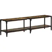 vidaXL Tv-meubel 150x30x41 cm massief gerecycled hout