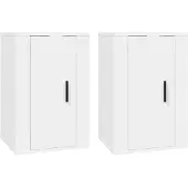 vidaXL Tv-wandmeubels 2 st 40x34,5x60 cm wit