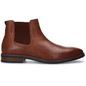 Van lier Cognac leren chelsea boots | Maat 40