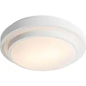 QAZQA Moderne plafondlamp wit 35 cm IP44 - Walden
