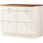 Notio Living Anita-Commode - Wit/Honing