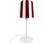 Dyberg Larsen Tafellampe , Gry, Rood, Woonkamer, Metaal, Designer