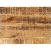 vidaXL Tafelblad met natuurlijke rand 80x60x3,8 cm massief mangohout