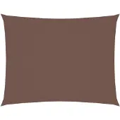 vidaXL Zonnescherm rechthoekig 2,5x3,5 m oxford stof bruin
