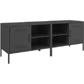 vidaXL Tv-meubelen 2 st 68x39x50,5 cm staal zwart