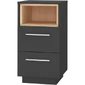 Vicco Beatrice Nachtkastje – 36 x 68 cm Antraciet