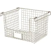IDesign Opbergmand iDesign Classico Stapelbaar Beige 30,8 x 25,4 cm