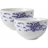 Heinen Delfts Blauw Yoghurtschaal De Blauwe Fiets 2 st. -