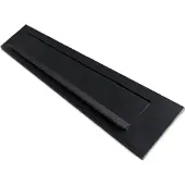 Oxloc Briefplaat Geveerd Aluminium Zwart 340mm - 1216670