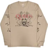 Ginza.se Queen - Handwritten Longsleeve shirt - L - Bruin
