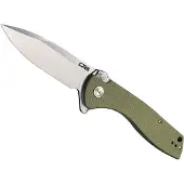 Artisan CJRB Tundra Green - zakmes met D2 staal lemmet - G10 schaaldelen
