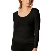 Mey Spencer 1/1 mouw Serie Wool&Silk Zwart | Maat 44