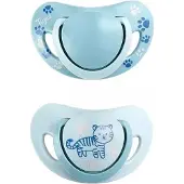 Tigex | Smart Planet Physio | siliconen spenen | 2 stuks | blauw | 6-18 maanden