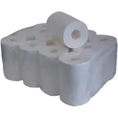 Q-CONNECT Poetspapier Mini | 1-laags | 120 m | pak van 12 rollen