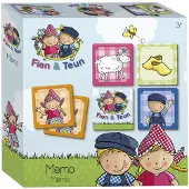 Bambolino toys Fien & Teun memo spelletje - geheugen spel educatief spelgoed - boerderij - - Vanaf 3 jaar