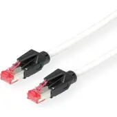 Secomp DÄTWYLER S/FTP Patchkabel Cat.6 (Class E), CU 7702 flex LS0H, Hirose TM21, grijs, 10 m