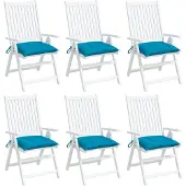 vidaXL Palletkussens 6 st 50x50x7 cm oxford stof lichtblauw
