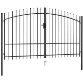 vidaXL Hekpoort Woerden dubbele deur met puntige bovenkant 299,5x224,5 cm