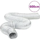 vidaXL Ventilatieslang Ø20 cm 6 m aluminium