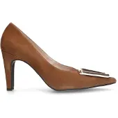 Manfield Beige suède pumps | Maat 37