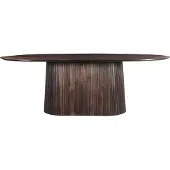 LivingFurn eetkamertafel salvator walnut 200cm mangohout