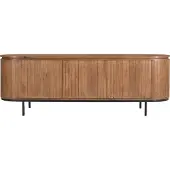 LivingFurn tv meubel noor natural 170cm mangohout / gecoat staal