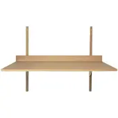 Ferm Living Sector bureau Oak-brass