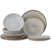 Bloomingville Sandrine servies 12-delig Natuur