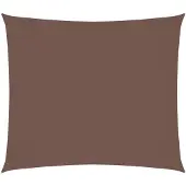 vidaXL Zonnescherm rechthoekig 2,5x3 m oxford stof bruin