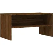 vidaXL Tv-meubel 80x40x40 cm bewerkt hout bruin eikenkleur