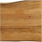 vidaXL Tafelblad met natuurlijke rand 80x80x3,8 cm massief mangohout