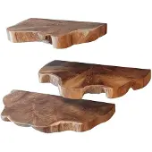 Fraaai Hall wandschap - set van 3 - naturel