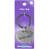 Paper Dreams Sleutelhanger metal lekker ding (rvs)