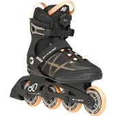 K2 Rolschaatsen - Alexia 80 Boa - Zwart/Oranje - Skeelers - - 42 - Rolschaatsen