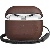 Uniq Terra Echt Lederen Case voor de Apple AirPods 3 (2021) - Toffee Brown