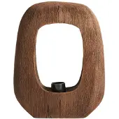 Present Time Donker Houten Tafellamp Kelafo 24 X 30cm
