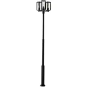 LUCANDE Buitenverlichting , Siveta, dimbare, Zwart, Aluminium