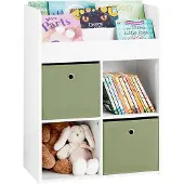 SoBuy Bibliothèque Enfant 3 Étagères + 2 Boîtes