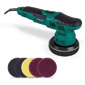 Vonroc Excentrische polijstmachine/poliermachine 650W - 125mm | Incl. 4 polijstschijven