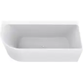 Wiesbaden Hoekbad zenn 180x80 cm met waste wit