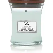 Woodwick Geurkaars Mini Sagewood & Seagrass 85 Gr