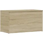vidaXL Opbergkist 84x42x46 cm bewerkt hout sonoma eikenkleurig